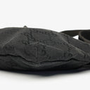 Gucci GG Black Monogram Canvas Belt Bag