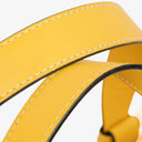 Loewe Neutral/Yellow Raffia Basket Bag