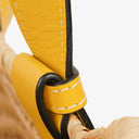 Loewe Neutral/Yellow Raffia Basket Bag