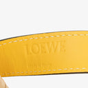 Loewe Neutral/Yellow Raffia Basket Bag