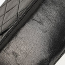 Chanel Vintage Medium Classic Double Flap Bag Black Quilted Leather 24K Gold-Plated Hardware