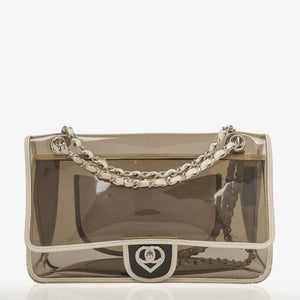 Chanel PVC Heart Lock Flap Bag