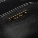 Miu Miu Matelasse Nero Leather Shoulder Bag