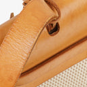 Hermes Herbag MM Vache Hunter Criss Viking Ecru Beige Naturel 2 Way Shoulder Bag