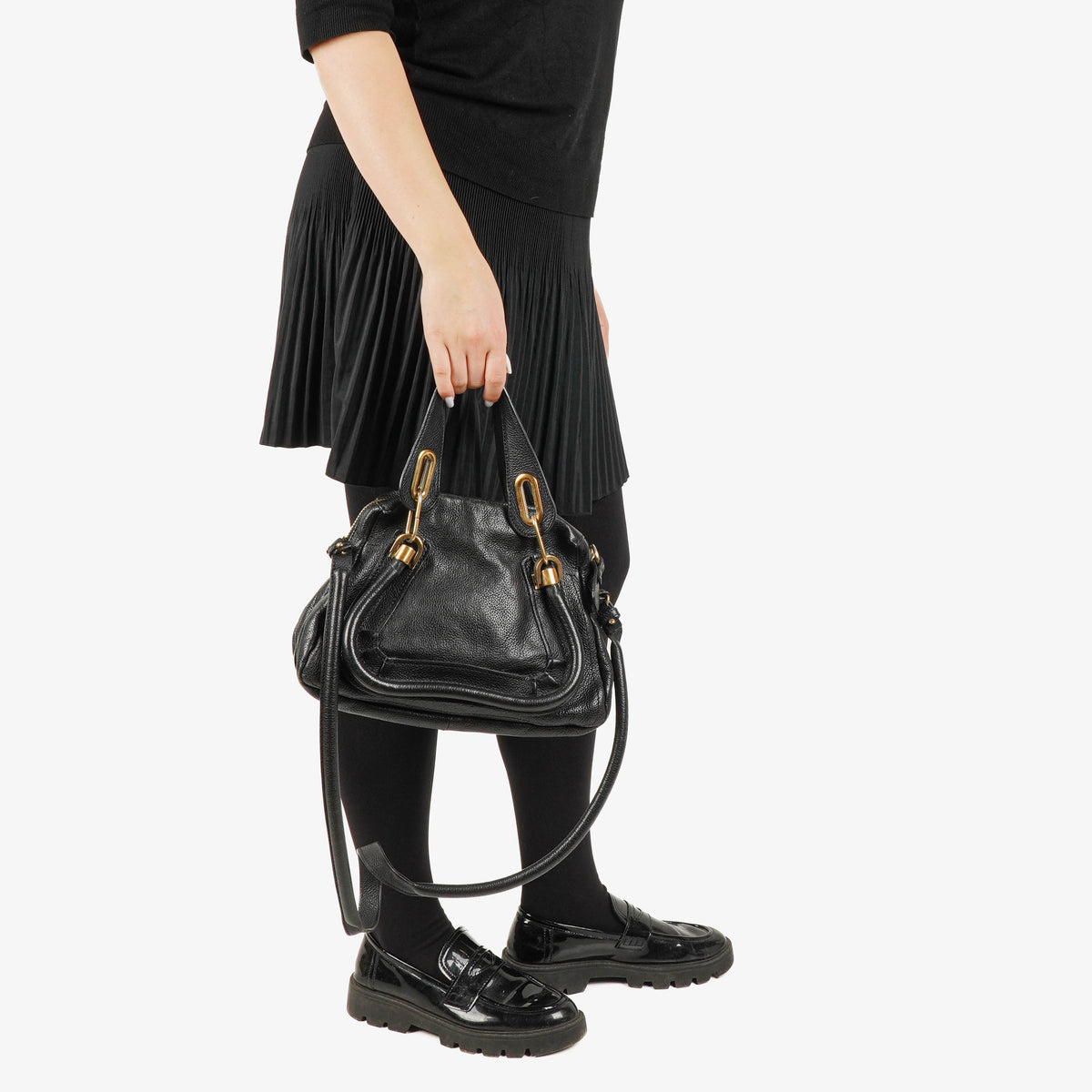 Chloe Black Paraty Calfskin Bag