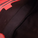Gucci Jackie Bardot Red Leather Shoulder Bag