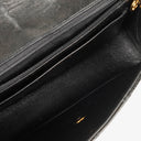 Chanel Single Flap Bag Black Quilted Patent Leather With 24K Gold-Plated Hardware