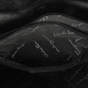 Salvatore Ferragamo Gancini Saffiano Leather Shoulder Bag