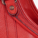 Gucci Jackie Bardot Red Leather Shoulder Bag