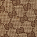 Gucci New Britt Beige Monogram Hobo Bag