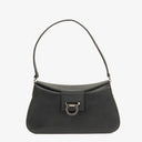 Salvatore Ferragamo Gancini Saffiano Leather Shoulder Bag