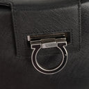 Salvatore Ferragamo Gancini Saffiano Leather Shoulder Bag