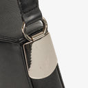 Salvatore Ferragamo Gancini Saffiano Leather Shoulder Bag