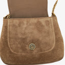 Gucci Beige Suede Blondie Small Crossbody Bag