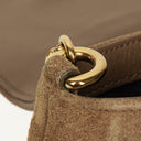 Gucci Beige Suede Blondie Small Crossbody Bag