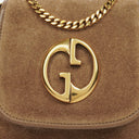 Gucci Beige Suede Blondie Small Crossbody Bag