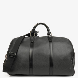 Louis Vuitton Grey/Black Taiga Leather Kendall Keepall Bag