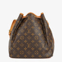 Louis Vuitton Petit Noe Monogram Canvas Shoulder Bag