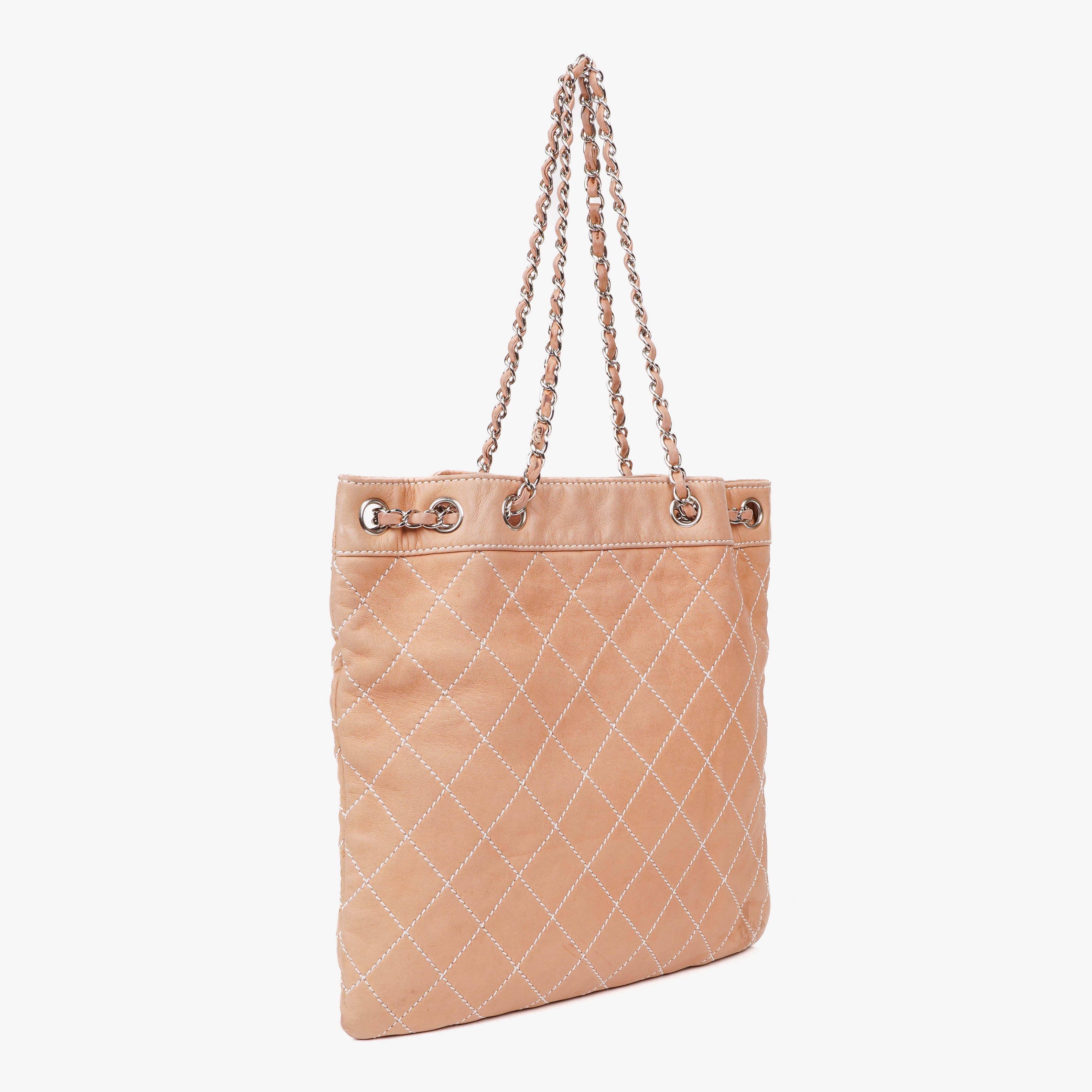 Chanel Surpique Leder Tote Tasche