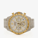 Seiko Spirit Chronograph White 10 Bar Water Resistant Stainless Steel Men's Watch