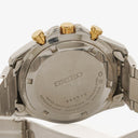 Seiko Spirit Chronograph White 10 Bar Water Resistant Stainless Steel Men's Watch
