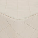 Chanel Small Classic White Quilted Lambskin Full Flap With 24K Gold-Plated Hardware