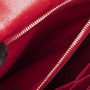 Chanel Large Red Chevron Quilted Calfskin Coco Handle Flap&nbsp;