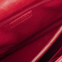 Chanel Large Red Chevron Quilted Calfskin Coco Handle Flap&nbsp;
