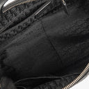 Christian Dior D Buckle Black Cannage Quilted Leather Handbag