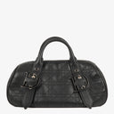 Christian Dior D Buckle Black Cannage Quilted Leather Handbag