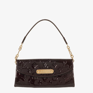 Louis Vuitton Monogram Vernis Amarante Sunset Boulevard Bag
