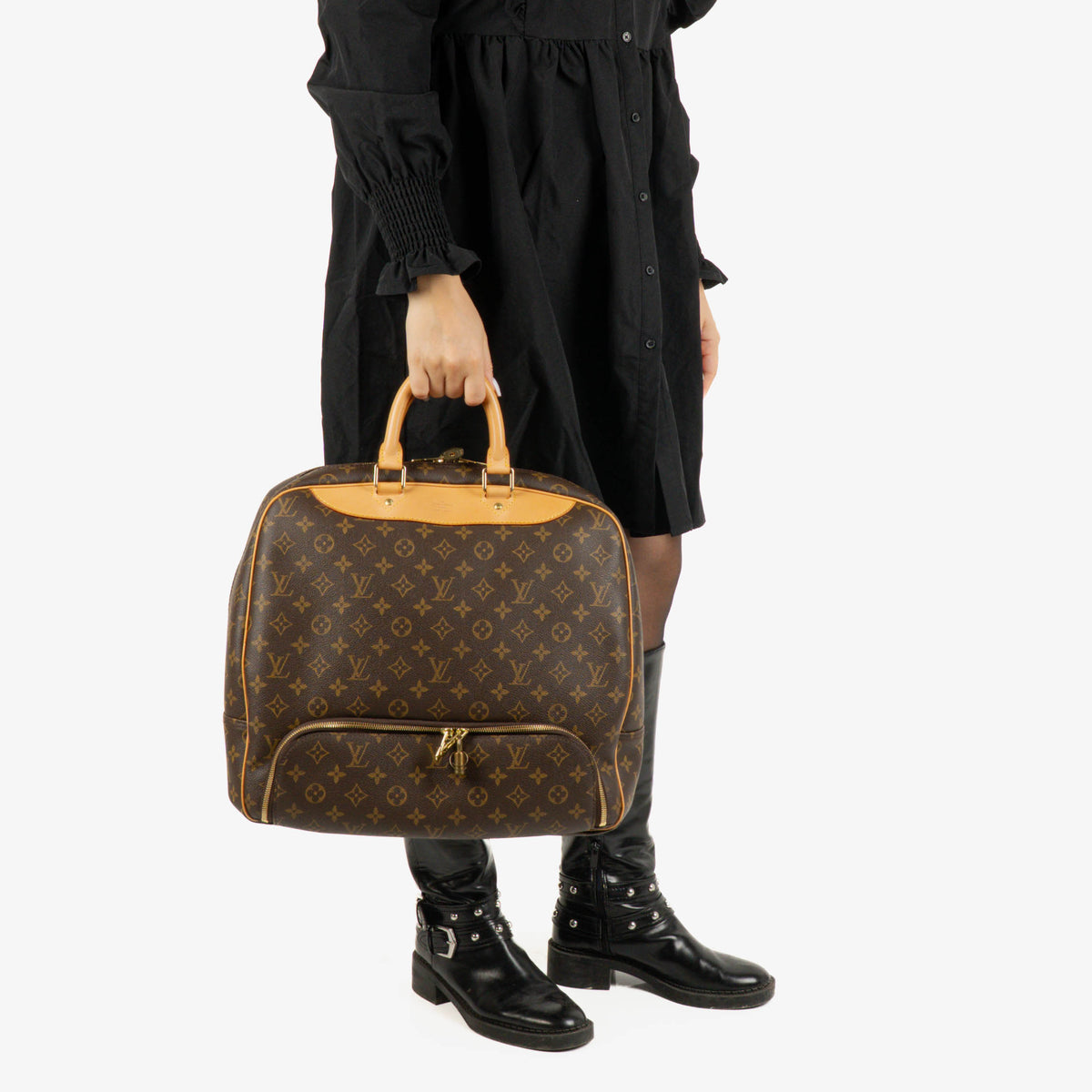 Louis Vuitton Evasion Monogram Coated Canvas Travel Bag
