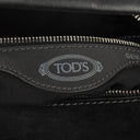 TOD'S Black Suede/Leather Handbag