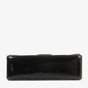 Chanel Mini Full Flap Black Quilted Patent Leather Vintage Bag