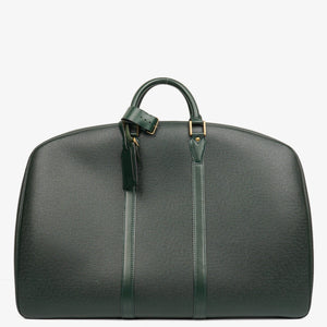Louis Vuitton Dark Green Epicea Taiga Leather Helanga 1 Poche Travel Bag