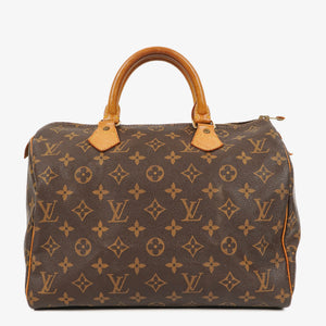 Louis Vuitton Speedy 30 Monogram Canvas Handbag