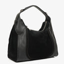 TOD'S Black Suede/Leather Handbag
