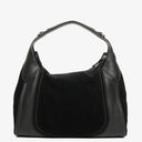 TOD'S Black Suede/Leather Handbag
