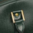 Louis Vuitton Dark Green Epicea Taiga Leather Helanga 1 Poche Travel Bag