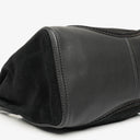 TOD'S Black Suede/Leather Handbag