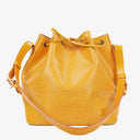 Louis Vuitton Petit Noe Yellow EPI Leather Shoulder Bag