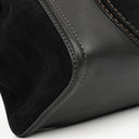 TOD'S Black Suede/Leather Handbag
