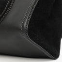 TOD'S Black Suede/Leather Handbag
