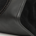 TOD'S Black Suede/Leather Handbag