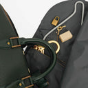Louis Vuitton Dark Green Epicea Taiga Leather Helanga 1 Poche Travel Bag