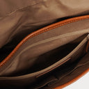Coach White/Brown Leather Soho Buckle Flap Shoulder Bag