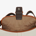 Coach White/Brown Leather Soho Buckle Flap Shoulder Bag