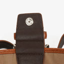 Coach White/Brown Leather Soho Buckle Flap Shoulder Bag