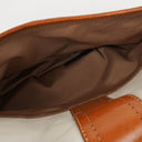 Coach White/Brown Leather Soho Buckle Flap Shoulder Bag