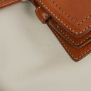 Coach White/Brown Leather Soho Buckle Flap Shoulder Bag